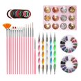thumbnail image 1 of Juego de pinceles para decoración de uñas, bolígrafos para pintar, pegatinas, láminas, diamantes de imitación, decoración, manicura, cuidado, salón de belleza, 1 of 5