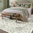 thumbnail image 5 of BERTHMEER 6'x9' Washable Area Rugs for Living Room Bedroom Kitchen Rugs Non Slip Green Vintage Traditional Dorm Office Dining Room Farmhouse Oriental Rugs Carpets, 5 of 7