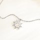 thumbnail image 3 of Collar de sol con colgante de sol de plata de ley con cadena de acero inoxidable 22+2, regalo para hombres y mujeres, 3 of 5