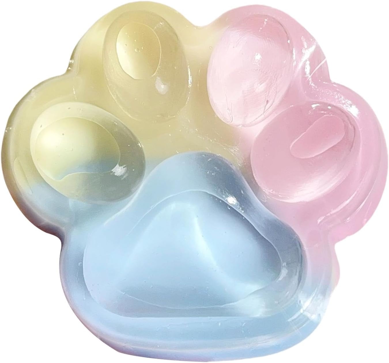 Pack De 2 Juguetes Antiestrés Con Forma De Pata De Gato – Squishy De TPR Suave Y Duradero – Alivia El Estrés Y La Ansiedad – Ideal Para Niños Y Adultos