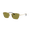 Pale Gold Frame / Green Lens, variant on RB3783 DREA BIO-BASED Square-Round Shape Sunglasses Pale Gold Frame | Dark Violet Lens 53mm