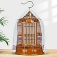 thumbnail image 4 of Handmade Bamboo Birdcage Oriental Style Retro Round Birdcage Portable for Outdoor Use Can be Hung, 4 of 11