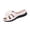 White, variant on Abomasnow Womens Wedge Sandals 2026 Summer Dressy Flower Flat Open Toe Platform Shoes Casual Boho Slip on Beach Walking Sandals