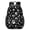 Dog Paw Print, variant on Dog Paw Print Black Pattern 17" School Backpacks for Teens,Waterproof Oxford Fabric,S-Shape Padded Straps for School,Travel,Hiking,Camping