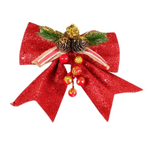 jojofuny 4 Pcs Ribbon Ribbon Christmas Decorative Ribbons Christmas Tree  Ribbons Christmas Bow Ribbon Corona para Ramos Buchones De Flores Ribbon  for