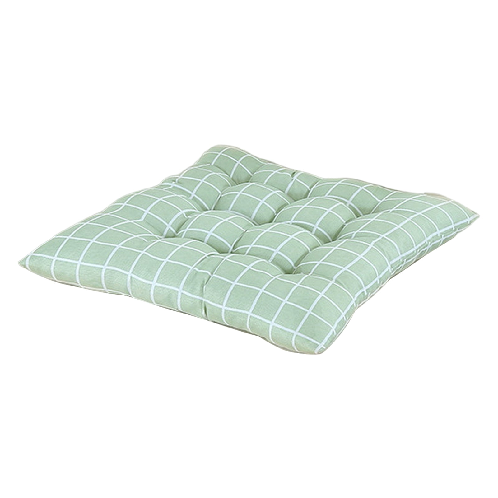 Hesroicy Stool Cushion Plaid Flowers Print Seat Cushion Comfortable Sofa Chair Cushion for ...