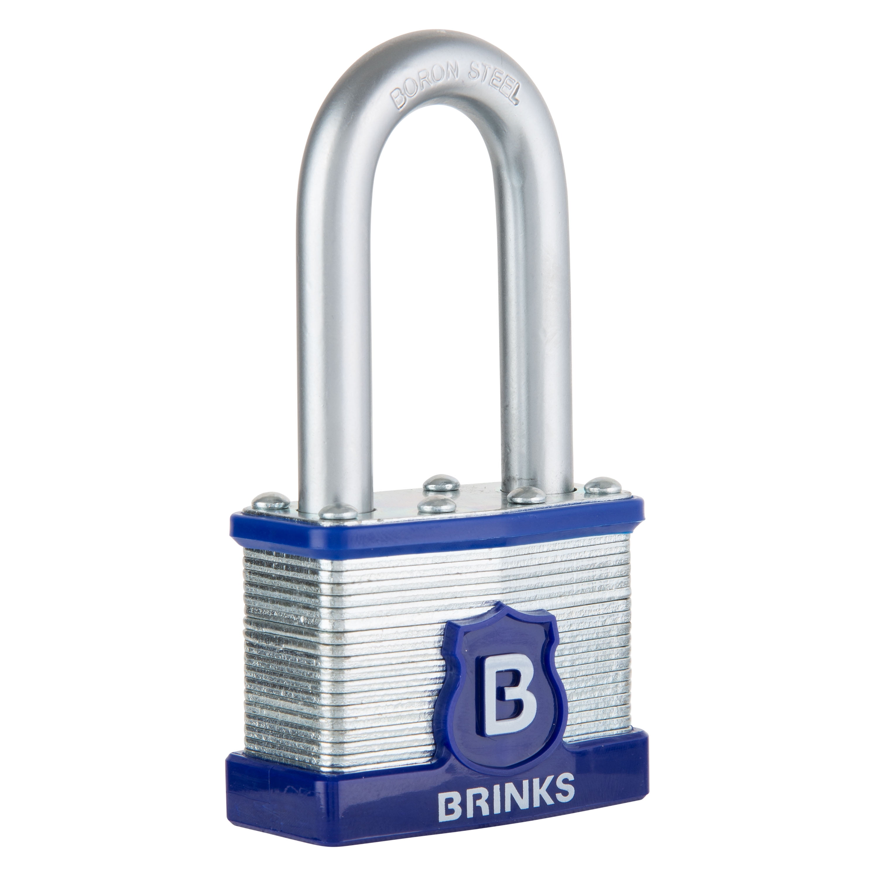 (2 pack) Brinks 50mm Laminated Steel Padlock with 2in Boron Shackle