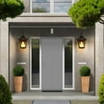 thumbnail image 5 of ACE-LIGHTS,Farmhouse Large Outdoor Wall Sconce Lights with Clear Glass(1 Pack & Bulb Not Included) For Doorway,Garden,Garage,Porche,Yards,Barn,Roadway(Black), 5 of 10