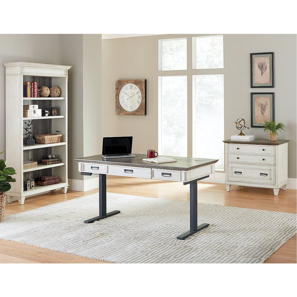 Martin Furniture Hartford Wood Writing Desk Writing Table Office Desk White