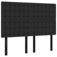 thumbnail image 2 of vidaXL Headboards 2 pcs Black 31.5"x2"x30.7"/34.6" Faux Leather, 2 of 72