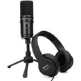 thumbnail image 1 of Paquete de micrófonos para podcasts Zoom ZUM-2 USB con trípode y auriculares, 1 of 2