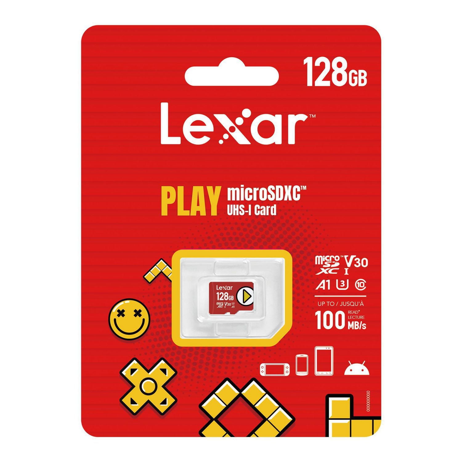 Lexar Play 128GB MicroSDXC Digital Memory Card, Micro SDXC Digital Memory