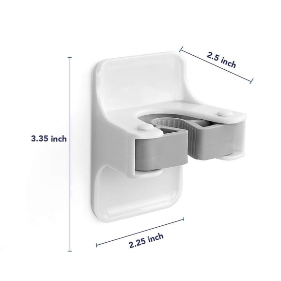Support pour Balai, Support Mural Robuste pour Balai, Pince à Balai Autocollante Sans Perçage Super Antidérapante, Support pour Balai et Porte-Poussière pour la Maison, la Cuisine, le Jardin, Systèmes de Rangement de Garage, 4 Pcs