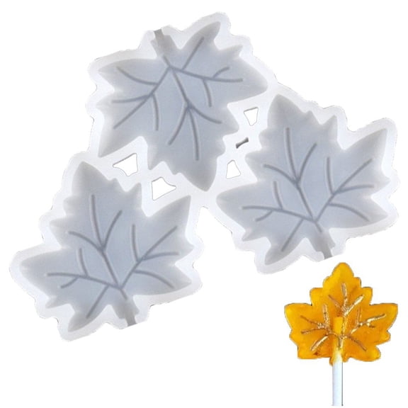 vlrwzc Maple Leaf Shape Silicone Mold Resin Casting Molds for Pendant Lollipop DIY Craft Tool Chocolate Cake Decoration Topper