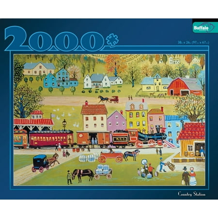 Buffalo Games Country Station Puzzle, 2000 Piece
