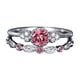 thumbnail image 2 of Anillos para mujer, regalos para mujer, conjunto de 2 piezas de joyería de diamantes de moda para mujer, talla 5-10, anillo, 2 of 2