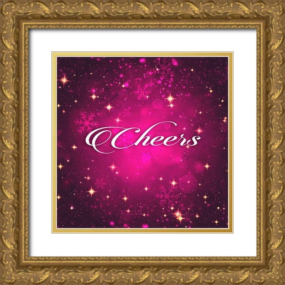 Robinson, Tamara 26x26 Gold Ornate Wood Framed with Double Matting Museum Art Print Titled - Cheers