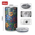 thumbnail image 4 of 20oz Coffee Tumblers Pioneer Flower Stainless Steel Vacuum Insulated Travel Tumbler Coffee Cups Mug with Lid and Straw with Cleaning Brush for Cold & Hot Drinks, 4 of 5