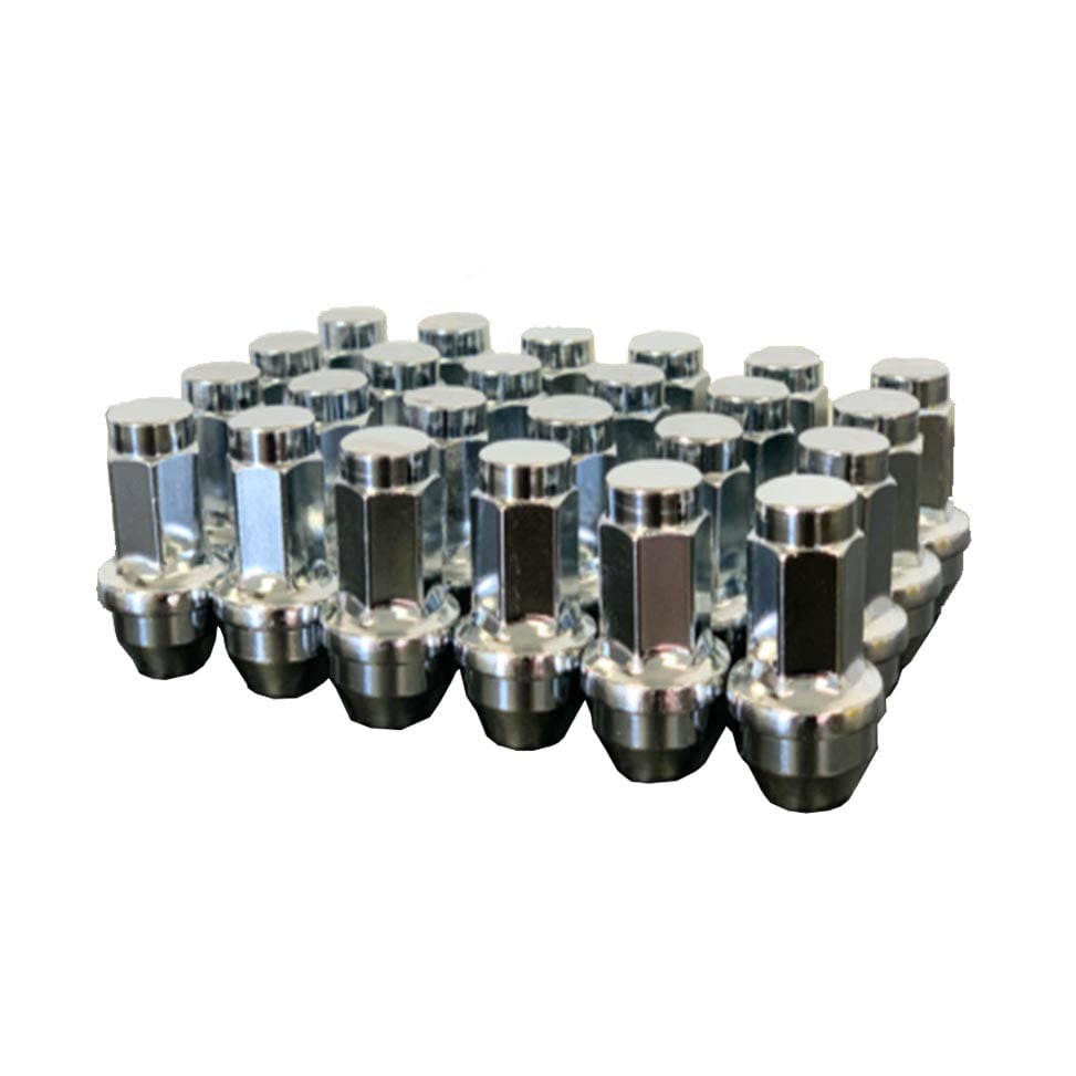Hex Autoparts 24PCS M14x2 Chrome Lug Nuts for Lincoln Mark LT Navigator 2003-2014, Ford F-150/250/350 Expediton Excursion 2004-2014