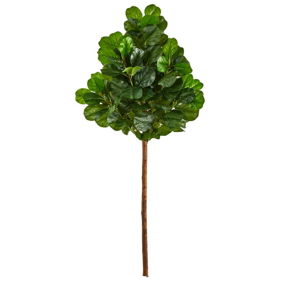 Nearly Natural 6.5ft. Artificial Fiddle Leaf Tree (No Pot), Green
