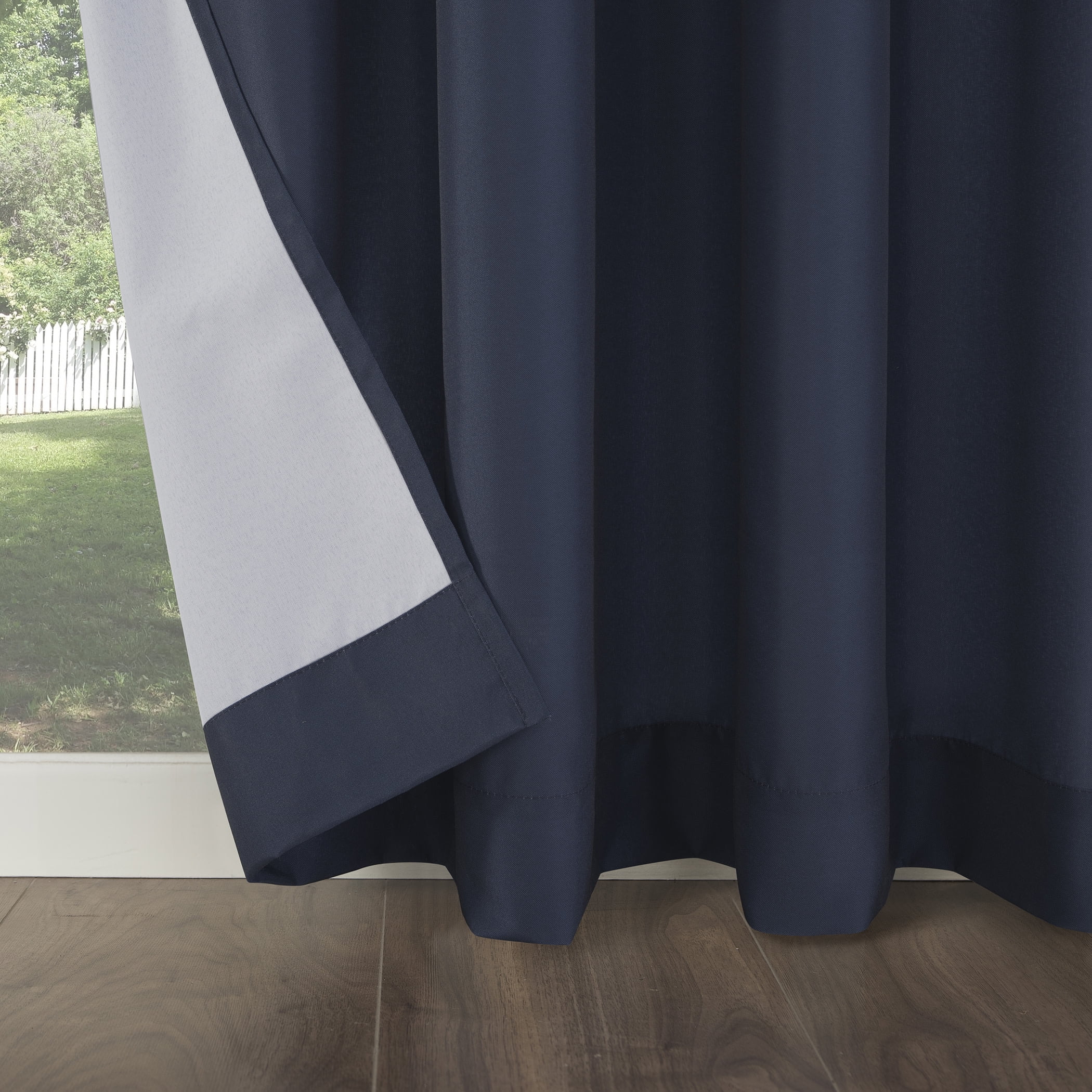 Sun Zero Sailor Indoor/Outdoor Uv Protectant Room Darkening Grommet Curtain Panel