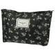 thumbnail image 1 of Bolsa de maquillaje de lona Unique Bargains gran capacidad cosméticos mujeres Negro Rosa, 1 of 1