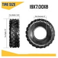thumbnail image 7 of ATV/UTV/Lawn-Mowers Tires 19x7-8, 6 , Tubeless, All Tires(Set of 2), 7 of 7