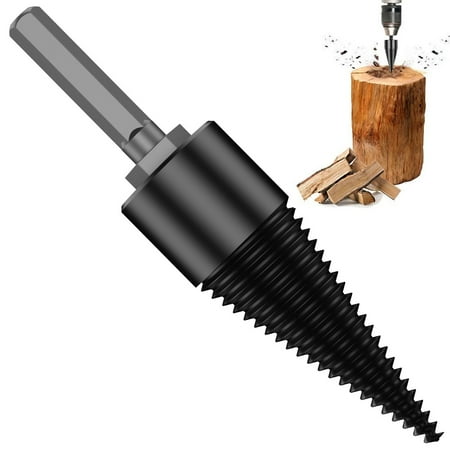 

ATopoler Wood Splitter Drill Bit 32/42mm Splitting Wood Cone Drill Bit Heavy Duty Drill Screw Cone Driver for Household Electric Drill