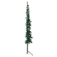 thumbnail image 3 of vidaXL Slim Artificial Half Christmas Tree with Stand Green 240 cm, 3 of 5