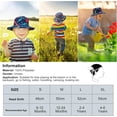 thumbnail image 4 of JUPSK Kids' Bucket Hat, Child UPF50 Sun Protection Cap Foldable Baby Bucket Hat Sun Hat for Baby Boys Girls, 4 of 7