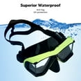 thumbnail image 4 of Snorkeling Goggles, Prevent Fog Universal Diving Goggles Waterproof Tempered Glass Lenses UV Protection Adjustable  for Underwater Activities Fluorescent Green, 4 of 7