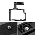 thumbnail image 2 of Andoer Camera Cage + Kit de manija superior Aleación de aluminio con orificios para tornillos de 1/4 pulg. Y 3/8 pulg. Montaje dual de zapata fría Compatible con Canon 5DS 5DR 5D Mark IV / III / II Andoer Jaula de cámara, 2 of 6