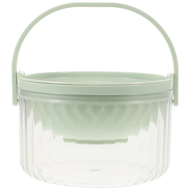 HAOANPlastic Salad Storage Container With Lid For Fridge Reusable Salad Prep Container Travel Salad Container For Lunch Food Organizer Container