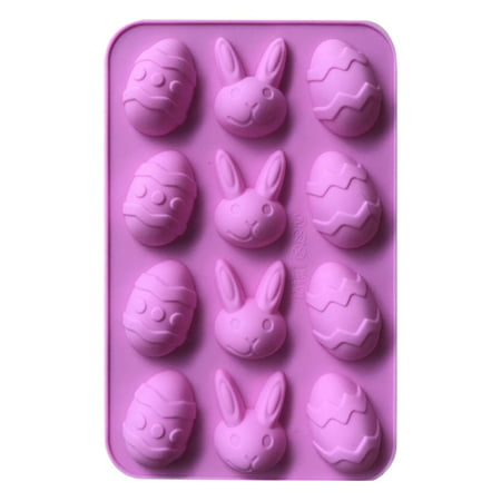 

Easter Bunny Egg Mold | Bunny Molding Chocolate For Cake Decorating | Easter Silicone Molds Easter Egg Bunny Silicone Chocolate Mold For Birthday Party