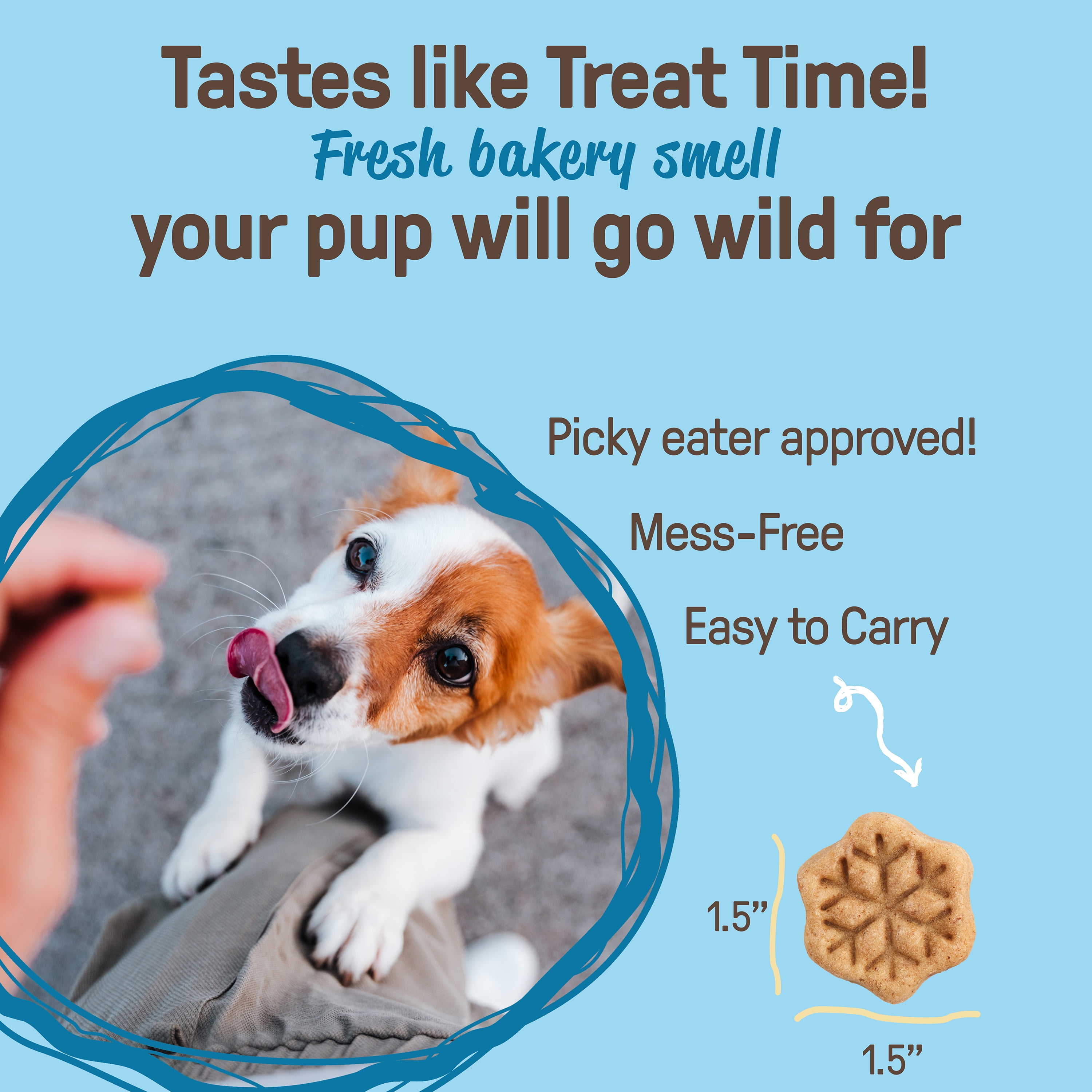 COOKIE PAL Cranberry & Cinnamon Soft Baked Bites Human Grade and Organic Dog Treats 250g