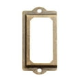 thumbnail image 1 of 12Pcs Antique Brass Metal Label Pull Frame Handle File Name Card Holder, 1 of 6