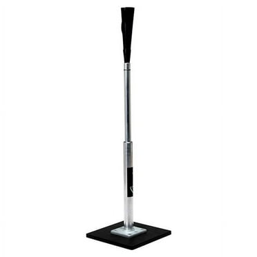 Champion Sports Steel and Aluminum Stem with Rubber Cone Pro Baseball Tee Adjustable Practice Tee with High Density Base