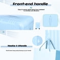 thumbnail image 4 of Luggage Sets 2 Pieces PC ABS Hardside Carry On Suitcase with Spinner Wheels TSA Lock 20 28 inch Blue, 4 of 10