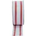 thumbnail image 3 of Striped Ribbon, Red and White, 18', by My Texas House, 3 of 5