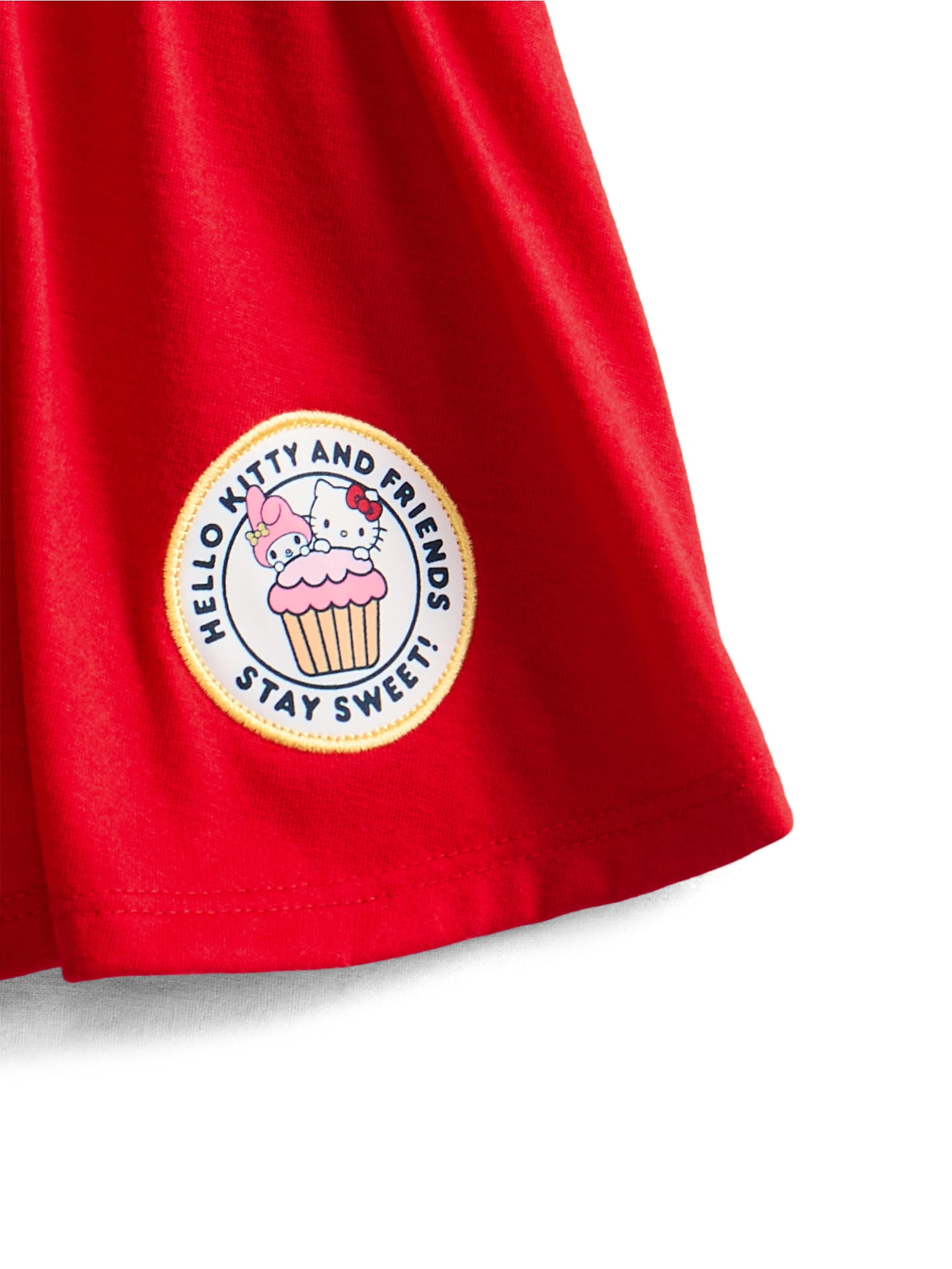 Wonder Nation x Hello Kitty Toddler Girls Double Waistband Skort, Sizes 12M-5T