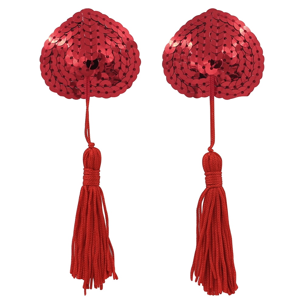 Pasties Stickers Women Sequin Tassel Breast Bra Nipple Cover Self Adhesive Heart Pasties Stickers Women Sequin Tassel Breast Bra Nipple Cover Self Adhesive Heart