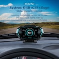 thumbnail image 2 of AZIJYV Obd2 Pantalla de calibre con velocidad, pantalla Heads Up para automóviles P24, consumo de combustible, RPM, alarma de exceso de velocidad, velocímetro digital OBD+GPS adecuado para todos los a, 2 of 5