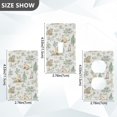 thumbnail image 7 of Yayeee Duplex Wall Plate 1-Gang 4.5"x2.7" Home Receptacle Light Switch Decorative Outlet Cover, Watercolor Forest Pattern, 7 of 7