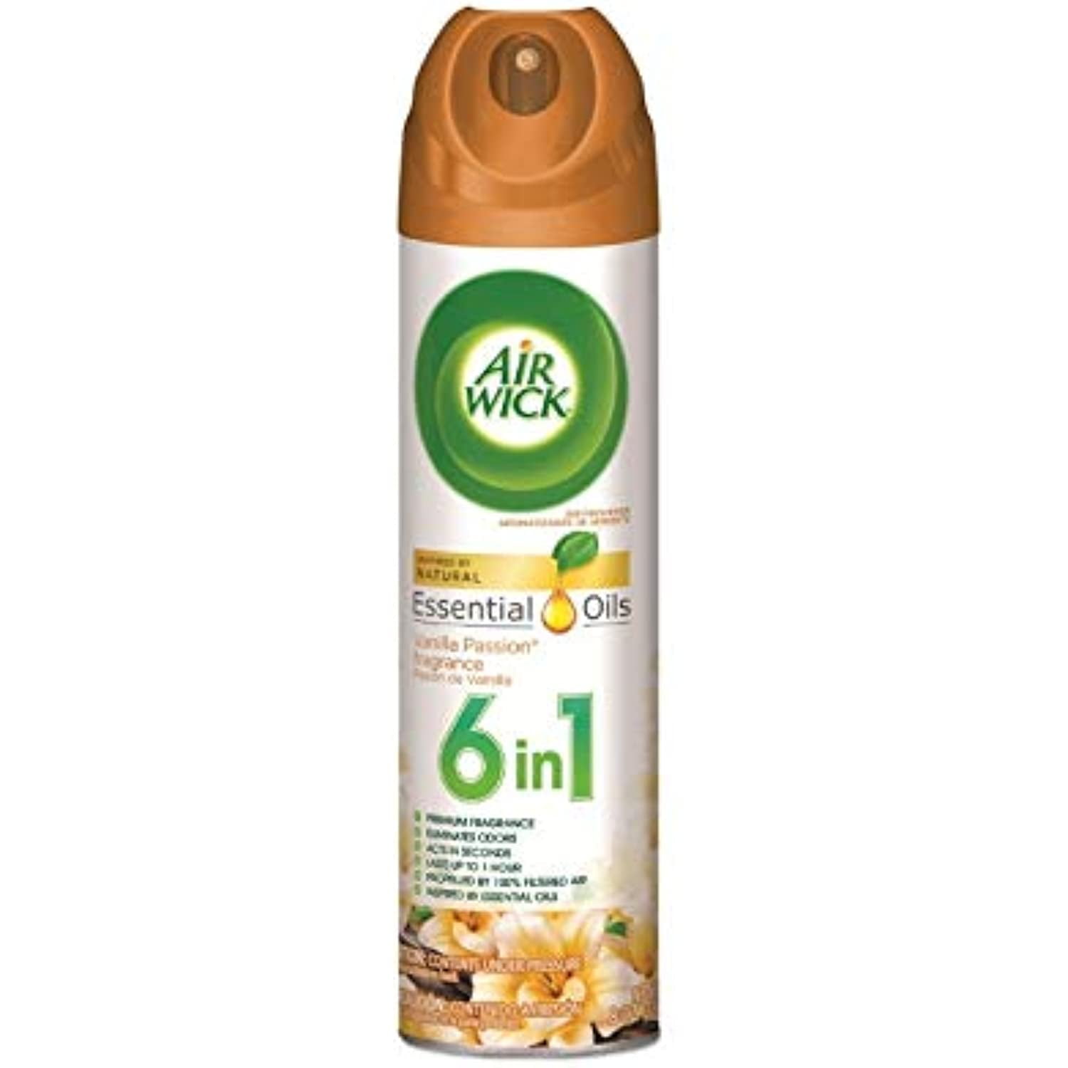 Air Wick Aerosol Spray, Air Freshener, Vanilla Passion 8 Oz
