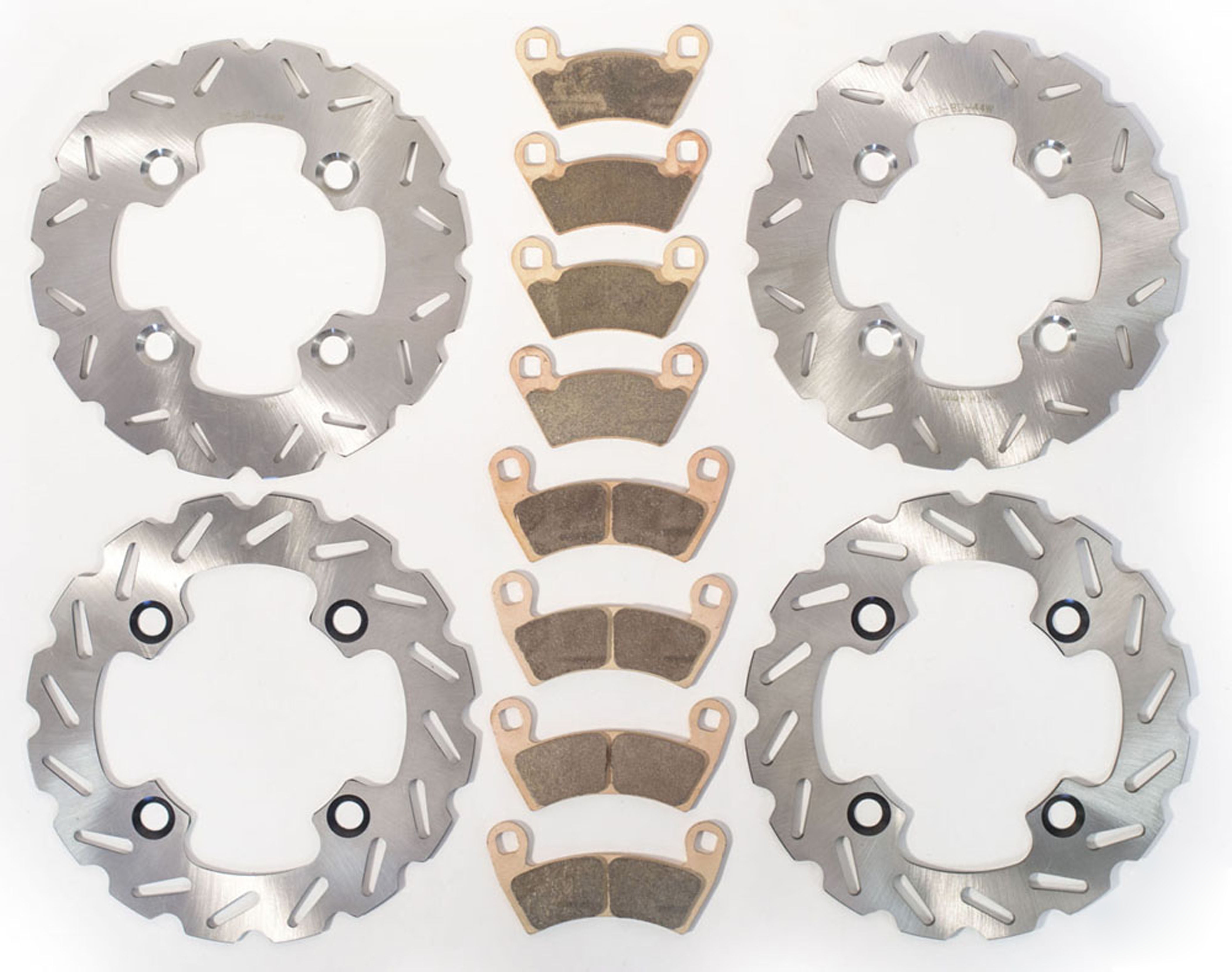 112013 Polaris RZR XP 900 Razor Front & Rear RipTide Brake Rotors