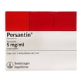 thumbnail image 1 of Persantin 5 mg/ml solución inyectable 5 ampolletas de 2 ml, 1 of 3