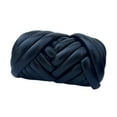 thumbnail image 4 of Hilo grueso, hilo voluminoso, tejido a mano, suave, 500 g, longitud 15 m, hilo para tejer a mano, peso del hilo Negro, 4 of 9