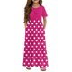 thumbnail image 3 of Girls Summer Dress Tween Dresses Short Sleeve Polka Dot Maxi Dress with Pockets Casual Summer Party Dresses for Kids Ages 3-10 ,Sie:160, 3 of 6