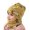 1-Yellow1077, variant on Oiyii Newborn Girl's Cheerful Beanies Holiday‑Animal‑Print Bomber Hats, Blue
