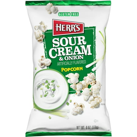 Herr's Sour Cream & Onion Flavored Popcorn 6 oz